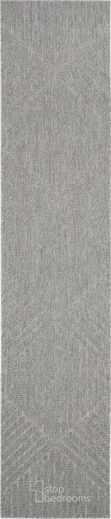 The appearance of Palamos Lt Grey 10 Runner Area Rug designed by Nourison in the modern / contemporary interior design. This light gray piece of furniture  was selected by 1StopBedrooms from Palamos Collection to add a touch of cosiness and style into your home. Sku: 99446774835. Material: Polypropylene. Product Type: Area Rugs. Image1