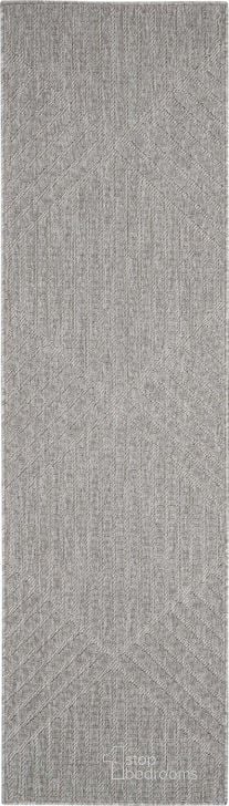 The appearance of Palamos Lt Grey 8 Runner Area Rug designed by Nourison in the modern / contemporary interior design. This light gray piece of furniture  was selected by 1StopBedrooms from Palamos Collection to add a touch of cosiness and style into your home. Sku: 99446774828. Material: Polypropylene. Product Type: Area Rugs. Image1