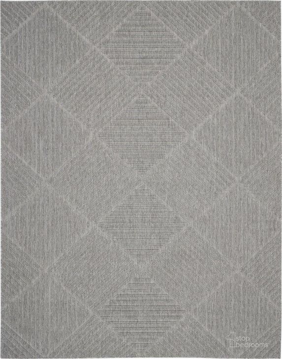 The appearance of Palamos Lt Grey 8 X 10 Area Rug designed by Nourison in the modern / contemporary interior design. This light gray piece of furniture  was selected by 1StopBedrooms from Palamos Collection to add a touch of cosiness and style into your home. Sku: 99446774897. Material: Polypropylene. Product Type: Area Rugs. Image1