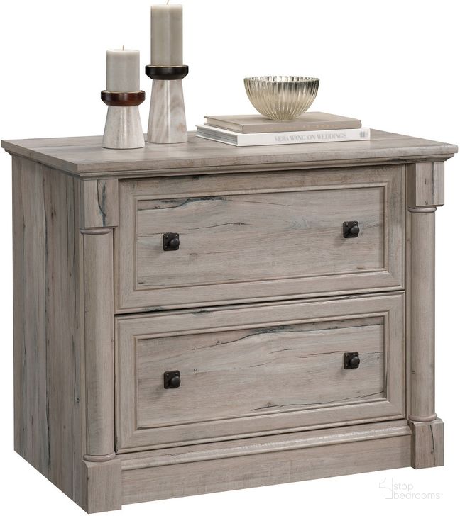 The appearance of Palladia Lateral File In Split Oak designed by Sauder in the traditional interior design. This split oak piece of furniture  was selected by 1StopBedrooms from Palladia Collection to add a touch of cosiness and style into your home. Sku: 424812. Product Type: File Cabinet. Material: Engineered Wood. Image1