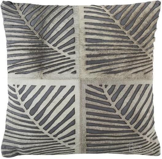 The appearance of Palm Cowhide Pillow designed by Safavieh in the modern / contemporary interior design. This white piece of furniture  was selected by 1StopBedrooms from Palm Collection to add a touch of cosiness and style into your home. Sku: PLS218A-1220. Product Type: Pillows and Throw.
