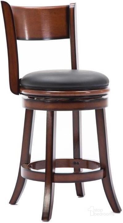 The appearance of Palmetto 24 Inch Swivel Counter Stool In Brandy designed by Boraam Industries in the traditional interior design. This brandy piece of furniture  was selected by 1StopBedrooms from Palmetto Collection to add a touch of cosiness and style into your home. Sku: 48124. Product Type: Barstool. Material: Rubberwood. Image1