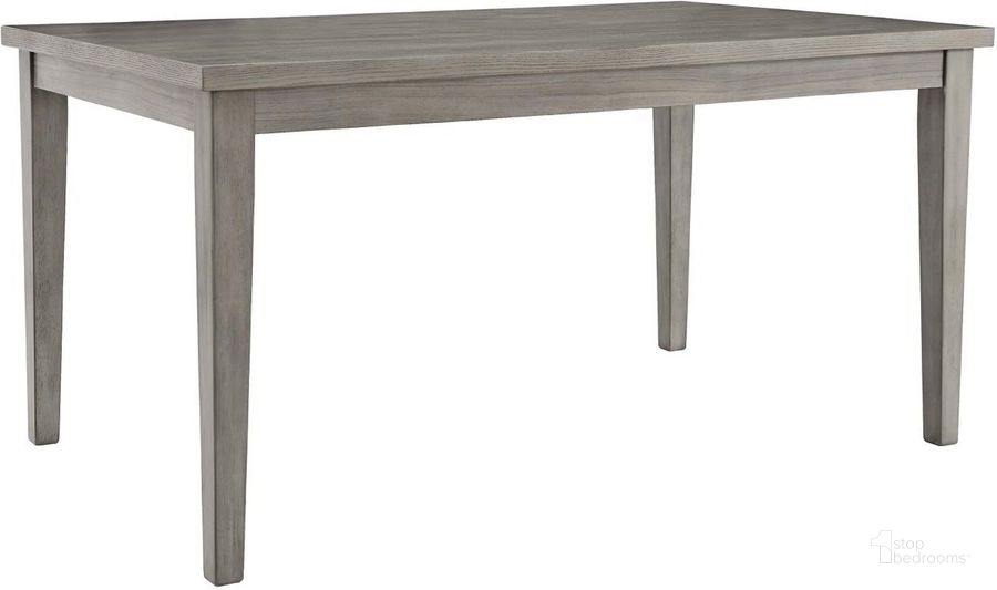 Parellen Gray Dining Table by Ashley Furniture 1StopBedrooms