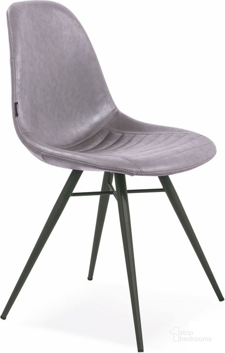 The appearance of Paris Light Gray Dining Chair Set of 2 designed by Bellini Modern Living in the modern / contemporary interior design. This gray piece of furniture  was selected by 1StopBedrooms from Paris Collection to add a touch of cosiness and style into your home. Sku: Paris-DC LGY. Product Type: Dining Chair.
