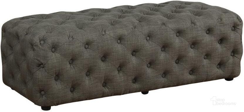 The appearance of Parisa 53 Inch Rectangular Tufted Linen Ottoman In Gray designed by Best Master Furniture in the transitional interior design. This gray piece of furniture  was selected by 1StopBedrooms from Parisa Collection to add a touch of cosiness and style into your home. Sku: SH003G. Product Type: Ottoman. Material: Linen. Image1