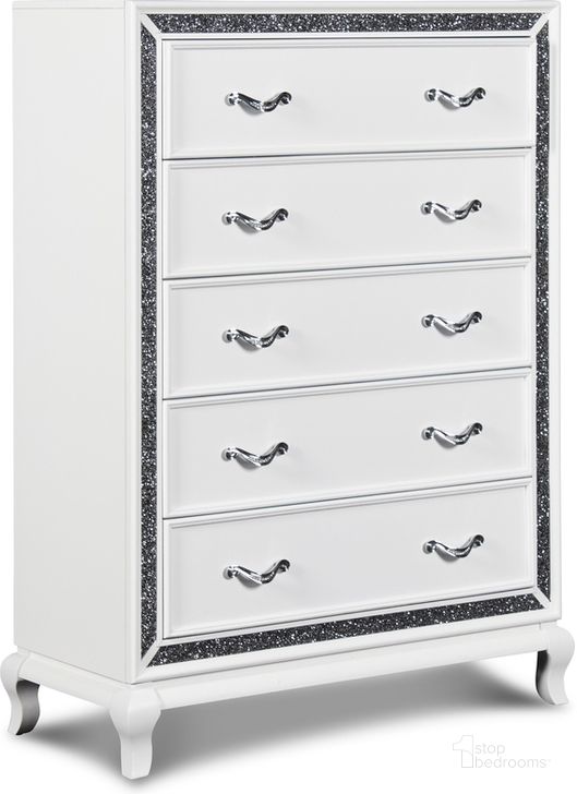 The appearance of Park Imperial White Chest designed by New Classic in the transitional interior design. This white piece of furniture  was selected by 1StopBedrooms from Park Imperial Collection to add a touch of cosiness and style into your home. Sku: B0931W-070. Product Type: Chest. Image1