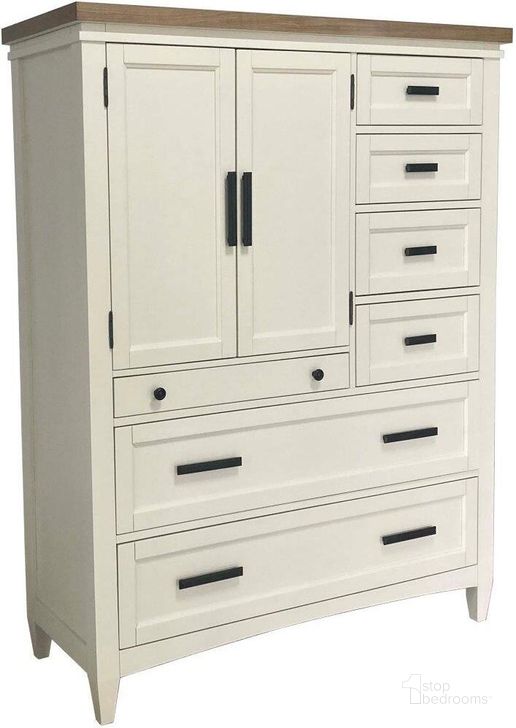 The appearance of Parker House Americana Modern Bedroom 2 Door Chest With 7 Drawer And Work Station designed by Parker House in the modern / contemporary interior design. This cotton piece of furniture  was selected by 1StopBedrooms from Americana Collection to add a touch of cosiness and style into your home. Sku: BAME#42507-COT. Product Type: Chest. Material: Wood Veneer. Image1