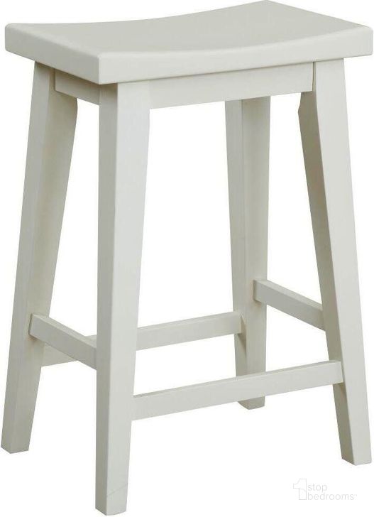 The appearance of Parker House Americana Modern Dining 26 Inch Counter Stool designed by Parker House in the modern / contemporary interior design. This cotton piece of furniture  was selected by 1StopBedrooms from Americana Collection to add a touch of cosiness and style into your home. Sku: DAME#1026-COT. Material: Wood Veneer. Product Type: Barstool. Image1