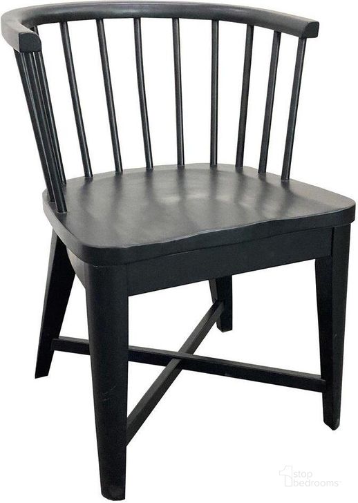 The appearance of Parker House Americana Modern Dining Barrel Dining Chair Set Of 2 In Black designed by Parker House in the rustic / southwestern interior design. This black piece of furniture  was selected by 1StopBedrooms from Americana Collection to add a touch of cosiness and style into your home. Sku: DAME#2118-BLK. Product Type: Dining Chair. Material: Wood Veneer. Image1