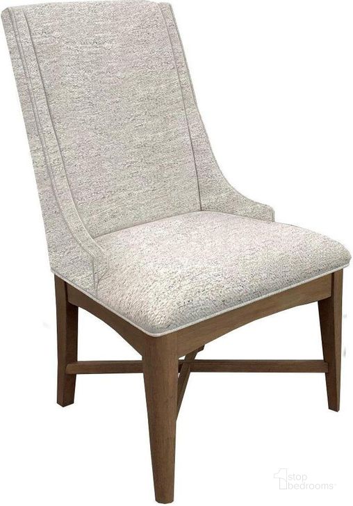 The appearance of Parker House Americana Modern Dining Host Dining Chair Set Of 2 designed by Parker House in the transitional interior design. This cotton piece of furniture  was selected by 1StopBedrooms from Americana Collection to add a touch of cosiness and style into your home. Sku: DAME#2518. Product Type: Dining Chair. Material: Wood Veneer. Image1