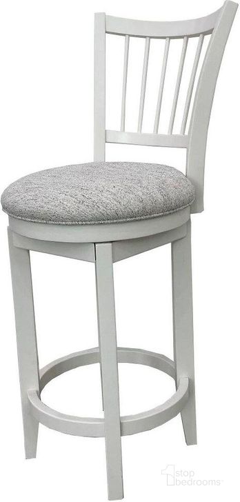 The appearance of Parker House Americana Modern Dining Spindle Back Swivel Barstool designed by Parker House in the modern / contemporary interior design. This cotton piece of furniture  was selected by 1StopBedrooms from Americana Collection to add a touch of cosiness and style into your home. Sku: DAME#2230S-COT. Material: Wood Veneer. Product Type: Barstool. Image1