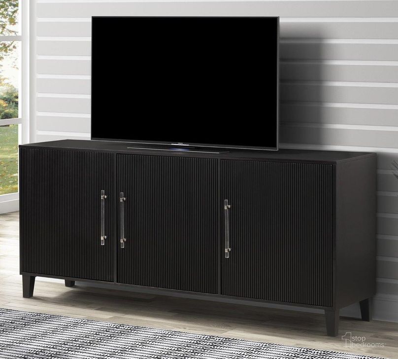 The appearance of Parker House Bruno 68 Inch Tv Console designed by Parker House in the modern / contemporary interior design. This caviar piece of furniture  was selected by 1StopBedrooms from Bruno Collection to add a touch of cosiness and style into your home. Sku: BRU#68. Product Type: TV Console. Material: Poplar. Image1