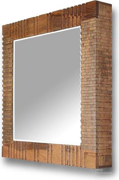 The appearance of Parker House Crossings Downtown Wall Mirror designed by Parker House in the modern / contemporary interior design. This amber piece of furniture  was selected by 1StopBedrooms from Crossings Downtown Collection to add a touch of cosiness and style into your home. Sku: DOW#M42. Material: Wood. Product Type: Mirror. Image1