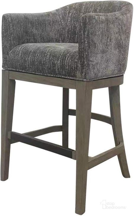The appearance of Parker House Pure Modern Dining Upholstered Swivel Barstool designed by Parker House in the modern / contemporary interior design. This stone piece of furniture  was selected by 1StopBedrooms from Pure Collection to add a touch of cosiness and style into your home. Sku: DPUR#2530S. Material: Wood. Product Type: Barstool. Image1