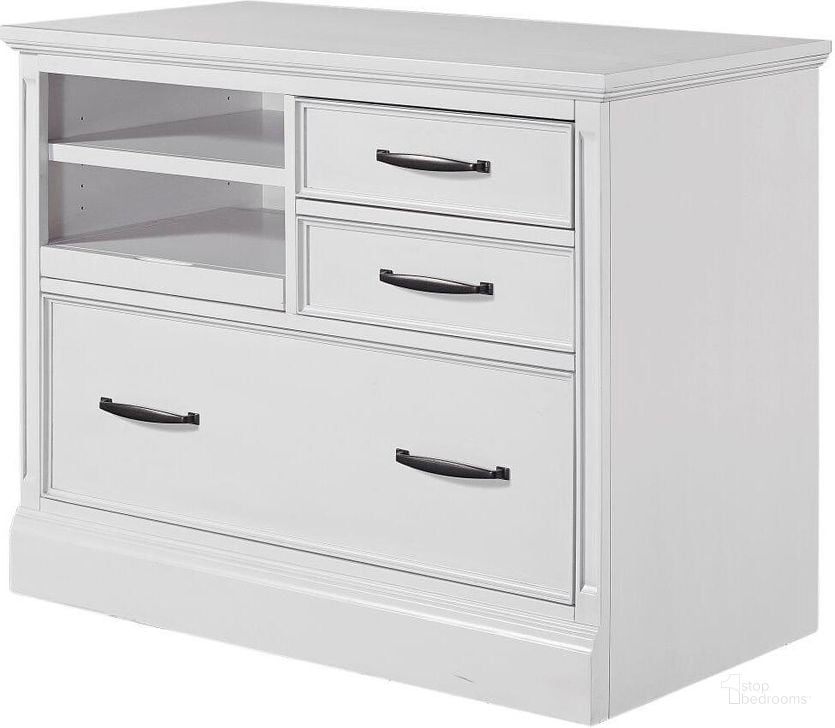 The appearance of Parker House Shoreham Effortless White Functional File designed by Parker House in the transitional interior design. This white piece of furniture  was selected by 1StopBedrooms from Shoreham Collection to add a touch of cosiness and style into your home. Sku: SHO#442F-EFW. Product Type: File Cabinet. Material: Wood Veneer. Image1