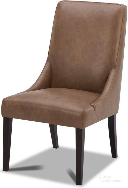 The appearance of Parker House Sierra Copley Brown Dining Chair Set Of 2 designed by Parker House in the modern / contemporary interior design. This brown piece of furniture  was selected by 1StopBedrooms from Sierra Collection to add a touch of cosiness and style into your home. Sku: DSIE#DRC-CPBR. Material: Polyester. Product Type: Dining Chair. Image1
