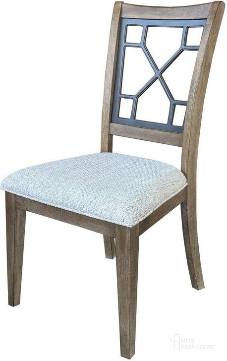 The appearance of Parker House Sundance Dining Sandstone Dining Chair Grid Back Set Of 2 designed by Parker House in the modern / contemporary interior design. This sandstone piece of furniture  was selected by 1StopBedrooms from Sundance Collection to add a touch of cosiness and style into your home. Sku: DSUN#2018-SS. Product Type: Dining Chair. Material: Rubberwood. Image1