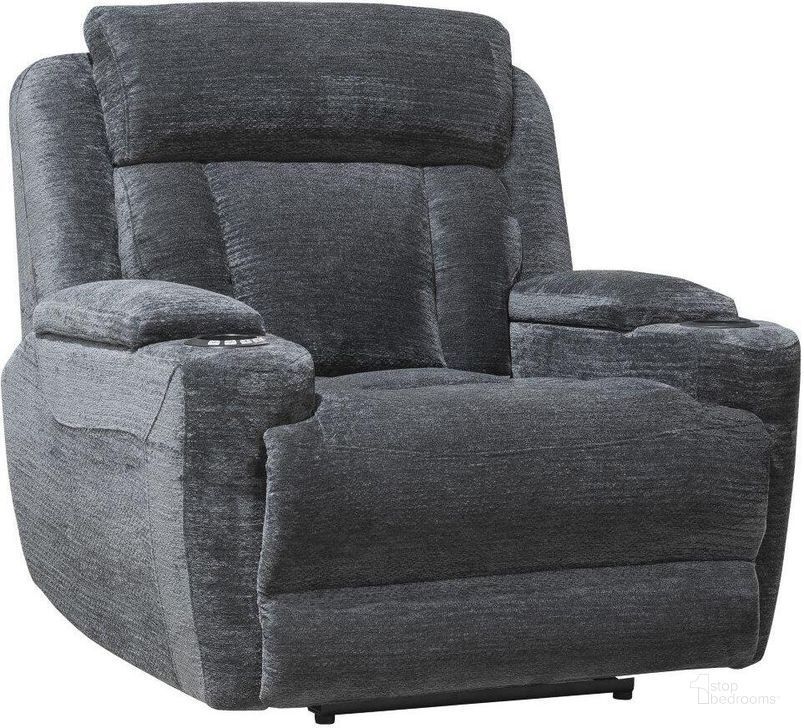 The appearance of Parker Living Dalton Lucky Charcoal Power Recliner designed by Parker House in the transitional interior design. This charcoal piece of furniture  was selected by 1StopBedrooms from Dalton Collection to add a touch of cosiness and style into your home. Sku: MDAL#812PH-LCH. Material: Polyester. Product Type: Recliner. Image1