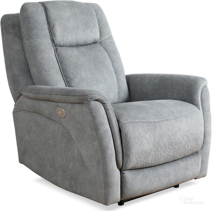 The appearance of Parker Living Linus Hudson Grey Power Zero Gravity Recliner designed by Parker House in the transitional interior design. This grey piece of furniture  was selected by 1StopBedrooms from Linus Collection to add a touch of cosiness and style into your home. Sku: MLIN#812PHZ-HGY. Material: Polyester. Product Type: Recliner. Image1