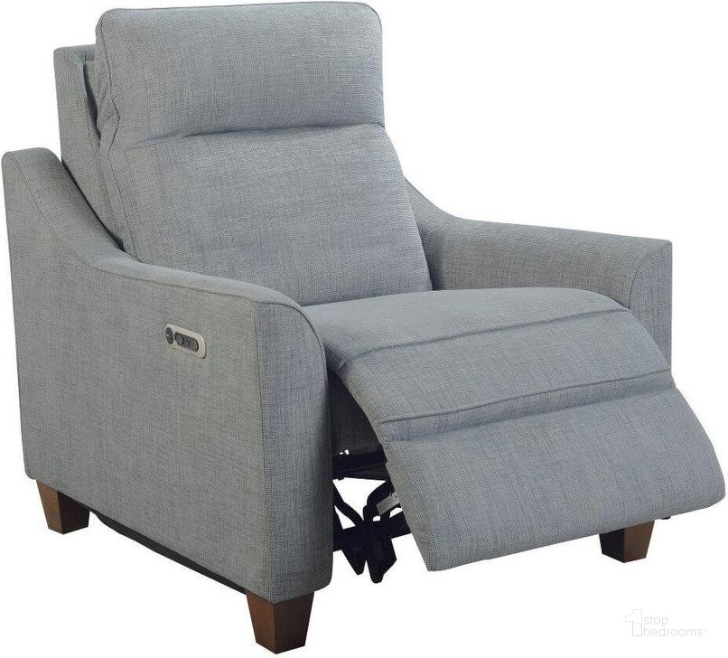 The appearance of Parker Living Madison Pisces Marine Powered By Freemotion Power Cordless Recliner designed by Parker House in the transitional interior design. This marine piece of furniture  was selected by 1StopBedrooms from Madison Collection to add a touch of cosiness and style into your home. Sku: MMAD#812PH-P25-PMA. Material: Polyester. Product Type: Recliner. Image1