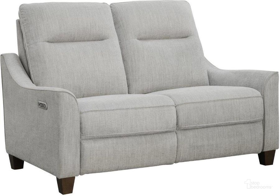 The appearance of Parker Living Madison Pisces Muslin Powered By Freemotion Power Cordless Loveseat designed by Parker House in the transitional interior design. This muslin piece of furniture  was selected by 1StopBedrooms from Madison Collection to add a touch of cosiness and style into your home. Sku: MMAD#822PH-P25-PMU. Material: Polyester. Product Type: Loveseat. Image1