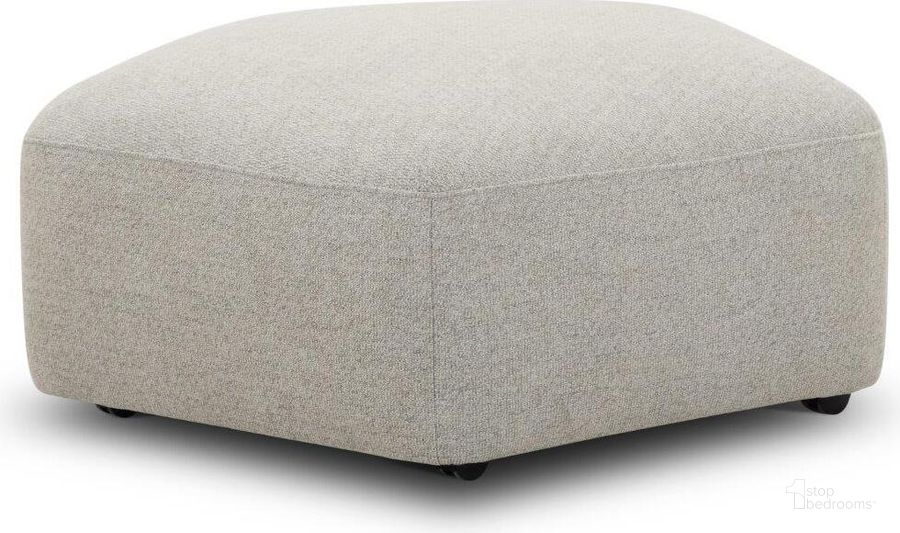 The appearance of Parker Living Playful Canes Cobblestone Ottoman With Casters designed by Parker House in the modern / contemporary interior design. This cobblestone piece of furniture  was selected by 1StopBedrooms from Playful Collection to add a touch of cosiness and style into your home. Sku: SPLA#900-CNCB. Material: Polyester. Product Type: Ottoman. Image1