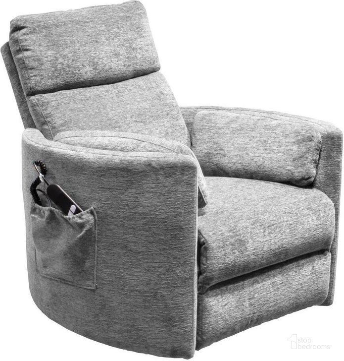 The appearance of Parker Living Radius Mineral Power Lift Recliner designed by Parker House in the modern / contemporary interior design. This mineral piece of furniture  was selected by 1StopBedrooms from Radius Collection to add a touch of cosiness and style into your home. Sku: MRAD#812LIFT-MIN. Material: Polyester. Product Type: Recliner. Image1