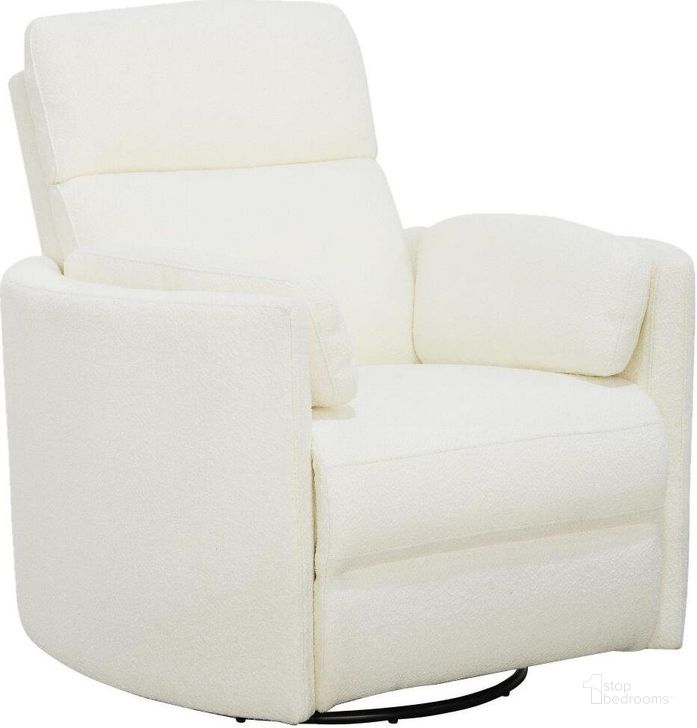 The appearance of Parker Living Radius Revel Oyster Power Swivel Glider Recliner designed by Parker House in the modern / contemporary interior design. This oyster piece of furniture  was selected by 1StopBedrooms from Radius Collection to add a touch of cosiness and style into your home. Sku: MRAD#812GSP-RVO. Material: Polyester. Product Type: Recliner. Image1