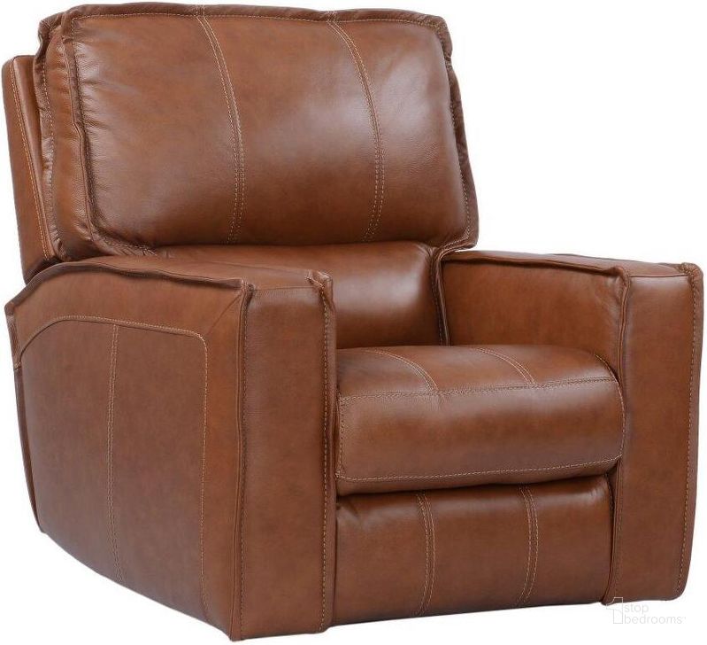The appearance of Parker Living Rockford Verona Saddle Power Recliner designed by Parker House in the traditional interior design. This saddle piece of furniture  was selected by 1StopBedrooms from Rockford Collection to add a touch of cosiness and style into your home. Sku: MROC#812PH-VSA. Material: Leather. Product Type: Recliner. Image1