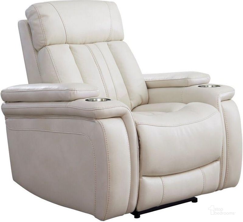 The appearance of Parker Living Royce Fantom Ivory Power Recliner designed by Parker House in the modern / contemporary interior design. This ivory piece of furniture  was selected by 1StopBedrooms from Royce Collection to add a touch of cosiness and style into your home. Sku: MROY#812PH-FNI. Material: Polyester. Product Type: Recliner. Image1