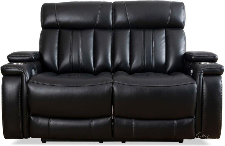 The appearance of Parker Living Royce Midnight Power Loveseat designed by Parker House in the modern / contemporary interior design. This midnight piece of furniture  was selected by 1StopBedrooms from Royce Collection to add a touch of cosiness and style into your home. Sku: MROY#822PH-MID. Material: Polyester. Product Type: Loveseat. Image1