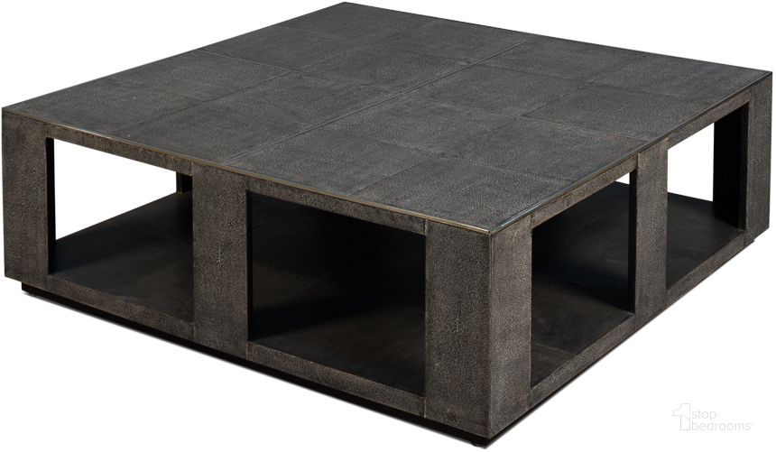 The appearance of Partners Black Cocktail Table designed by Sarreid in the modern / contemporary interior design. This grey piece of furniture  was selected by 1StopBedrooms from Partners Collection to add a touch of cosiness and style into your home. Sku: 40782. Product Type: Cocktail Table. Image1