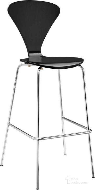 The appearance of Passage Black Dining Bar Stool designed by Modway in the modern / contemporary interior design. This black piece of furniture  was selected by 1StopBedrooms from Passage Collection to add a touch of cosiness and style into your home. Sku: EEI-2674-BLK. Material: Wood. Product Type: Barstool. Image1