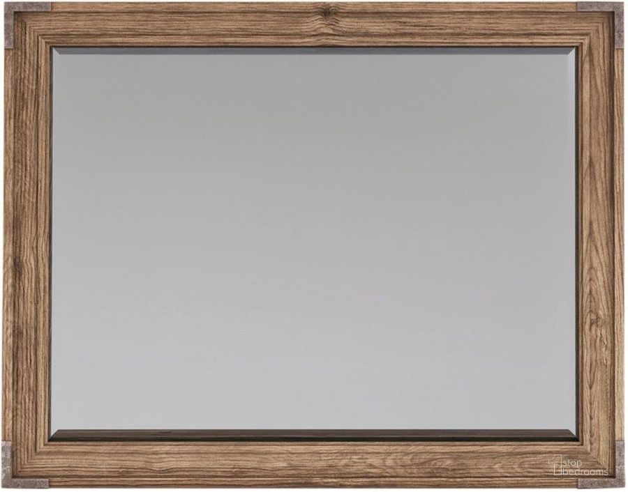 The appearance of Passage Light Oak Mirror designed by A.R.T. in the transitional interior design. This brown piece of furniture  was selected by 1StopBedrooms from Passage Collection to add a touch of cosiness and style into your home. Sku: 287120-2302. Material: Glass. Product Type: Dresser Mirror. Image1