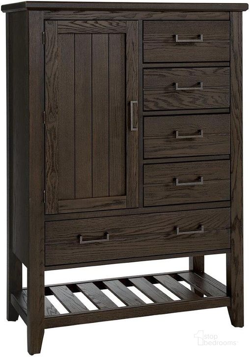 The appearance of Passageways Door Chest In Charleston Brown designed by Artisan & Post in the transitional interior design. This charleston brown piece of furniture  was selected by 1StopBedrooms from Passageways Collection to add a touch of cosiness and style into your home. Sku: 140-117. Material: Wood. Product Type: Chest. Image1
