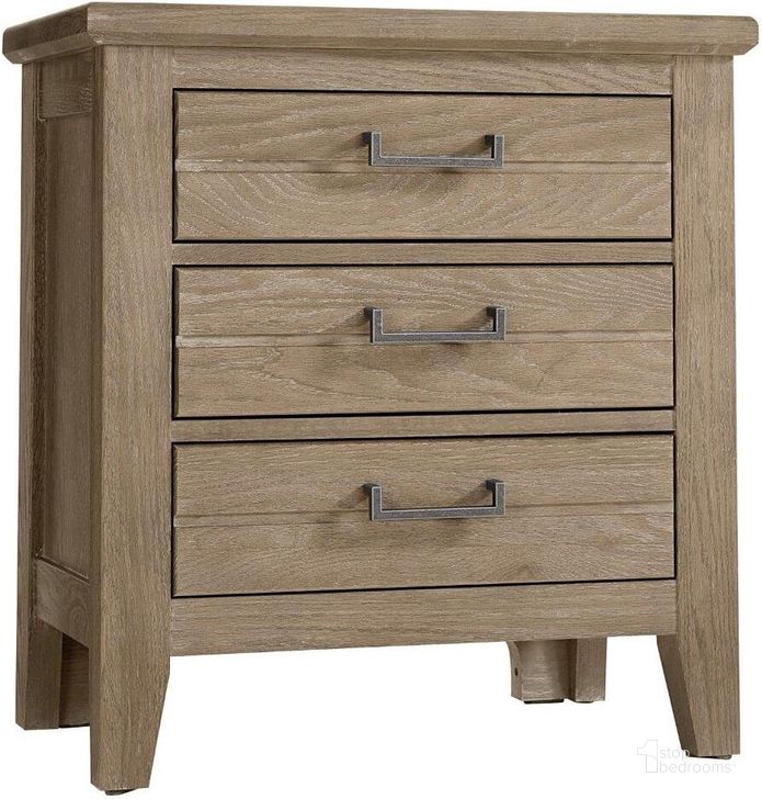 The appearance of Passageways Night Stand In Deep Sand designed by Artisan & Post in the transitional interior design. This sand piece of furniture  was selected by 1StopBedrooms from Passageways Collection to add a touch of cosiness and style into your home. Sku: 141-227. Material: Wood. Product Type: Nightstand. Image1