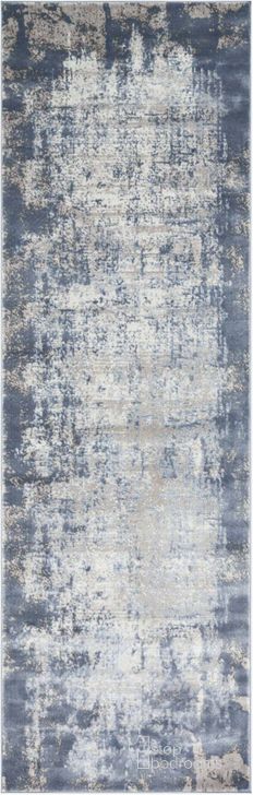 The appearance of Patina Denim/Grey Rug PATIPJ-01DEGY2740 designed by Loloi Rugs in the transitional interior design. This denim and grey piece of furniture  was selected by 1StopBedrooms from Patina Collection to add a touch of cosiness and style into your home. Sku: PATIPJ-01DEGY2740. Material: Polypropylene. Product Type: Rug. Image1