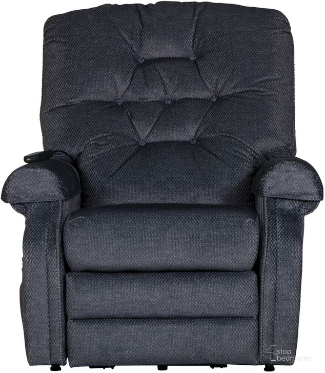 The appearance of Patriot Power Lift Recliner In Slate designed by Catnapper in the traditional interior design. This slate piece of furniture  was selected by 1StopBedrooms from Patriot Collection to add a touch of cosiness and style into your home. Sku: 4824201638. Material: Fabric. Product Type: Recliner. Image1