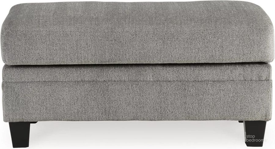 The appearance of Pavola Charcoal Ottoman designed by Versailles Home in the traditional interior design. This charcoal piece of furniture  was selected by 1StopBedrooms from Pavola Collection to add a touch of cosiness and style into your home. Sku: 3520414. Material: Fabric. Product Type: Ottoman. Image1