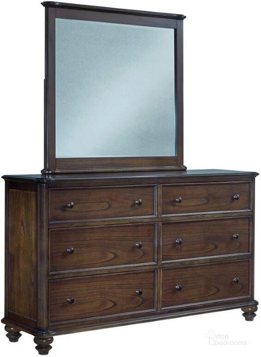 The appearance of Pearson Brown Dresser And Mirror designed by Progressive Furniture in the traditional interior design. This brown piece of furniture  was selected by 1StopBedrooms from Pearson Collection to add a touch of cosiness and style into your home. Sku: B122-23;B122-50. Product Type: Dresser and Mirror. Material: Rubberwood. Image1