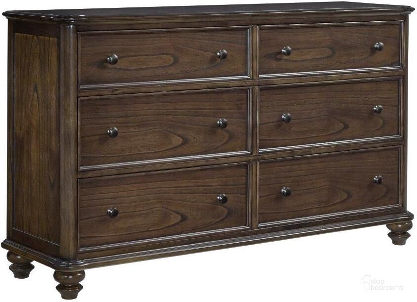 The appearance of Pearson Brown Dresser designed by Progressive Furniture in the traditional interior design. This brown piece of furniture  was selected by 1StopBedrooms from Pearson Collection to add a touch of cosiness and style into your home. Sku: B122-23. Product Type: Dresser. Material: Rubberwood. Image1
