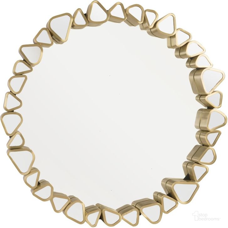 The appearance of Pebble Mirror CH92434 designed by Phillips Collection in the modern / contemporary interior design. This gold piece of furniture  was selected by 1StopBedrooms from  to add a touch of cosiness and style into your home. Sku: CH92434. Material: Metal. Product Type: Wall Decor. Image1