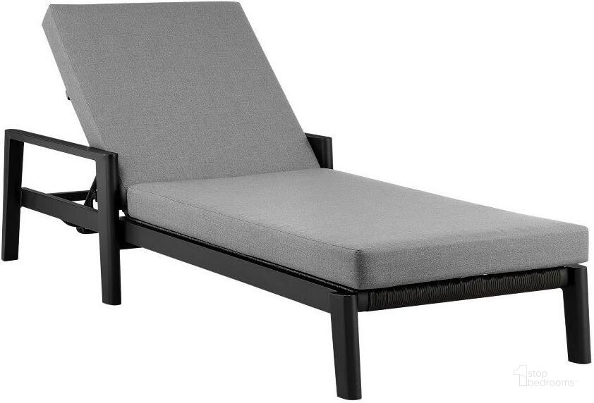 The appearance of Pecanville Aluminium Outdoor Chaise Lounge designed by Artisan Elegance in the modern / contemporary interior design. This dark gray piece of furniture  was selected by 1StopBedrooms from Pecanville Collection to add a touch of cosiness and style into your home. Sku: LCCCLOBL. Material: Aluminum. Product Type: Outdoor Chaise Lounge. Image1