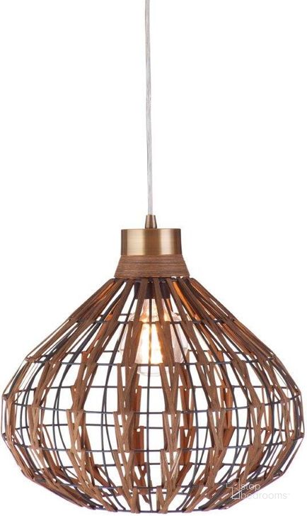 The appearance of Pepper Pendant Lighting designed by Bassett Mirror Company in the coastal interior design. This rattan piece of furniture  was selected by 1StopBedrooms from Pepper Collection to add a touch of cosiness and style into your home. Sku: L4051PEC. Material: Rattan. Product Type: Pendant Lighting.