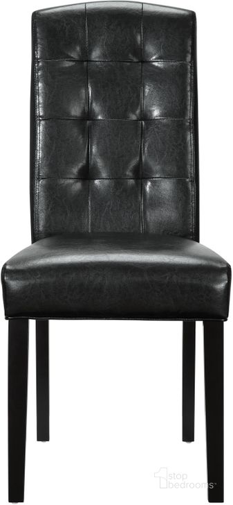 The appearance of Perdure Black Dining Vinyl Side Chair designed by Modway in the modern / contemporary interior design. This black piece of furniture  was selected by 1StopBedrooms from Perdure Collection to add a touch of cosiness and style into your home. Sku: EEI-811-BLK. Product Type: Side Chair. Material: Plywood. Image1