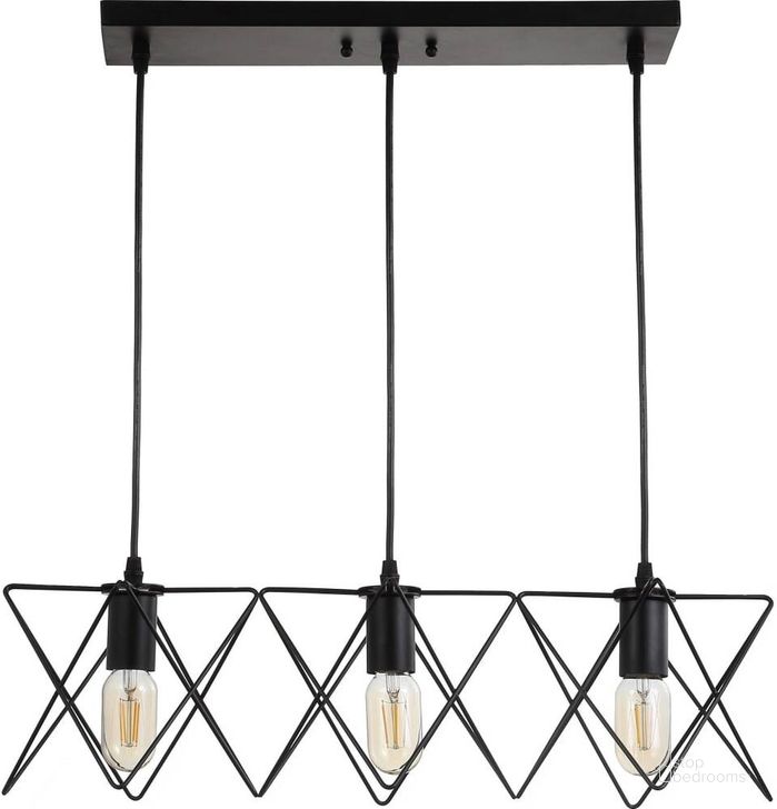 The appearance of Pernille Black Pendant designed by Safavieh in the modern / contemporary interior design. This black piece of furniture  was selected by 1StopBedrooms from Safavieh PND Collection to add a touch of cosiness and style into your home. Sku: PND4035A. Product Type: Pendant Lighting. Image1