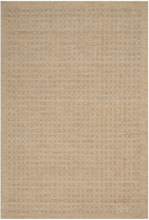 The appearance of Perris Taupe 5 X 8 Area Rug designed by Nourison in the modern / contemporary interior design. This taupe piece of furniture  was selected by 1StopBedrooms from Perris Collection to add a touch of cosiness and style into your home. Sku: 99446223951. Material: Wool. Product Type: Area Rugs. Image1