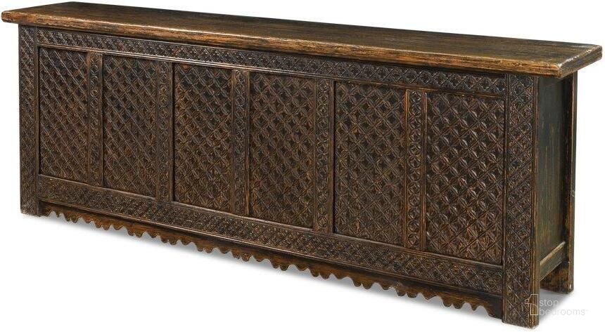 The appearance of Persian Brown Black Sideboard designed by Sarreid in the rustic / southwestern interior design. This brown piece of furniture  was selected by 1StopBedrooms from Persian Collection to add a touch of cosiness and style into your home. Sku: 30520. Product Type: Sideboard. Image1