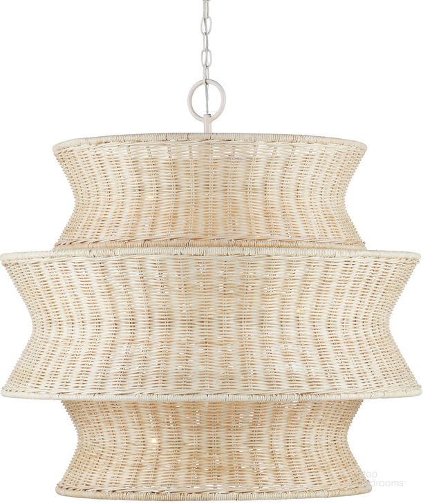 The appearance of Phebe Medium Rattan Chandelier In Natural designed by Currey & Company in the modern / contemporary interior design. This natural piece of furniture  was selected by 1StopBedrooms from Phebe Collection to add a touch of cosiness and style into your home. Sku: 9000-1084. Product Type: Chandelier. Material: Iron. Image1