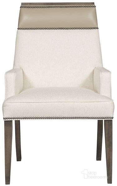 The appearance of Phelps Dining Chair In Ivory designed by Vanguard Furniture in the traditional interior design. This ivory piece of furniture  was selected by 1StopBedrooms from Phelps Collection to add a touch of cosiness and style into your home. Sku: T4W743A. Product Type: Dining Chair. Material: Upholstery. Image1
